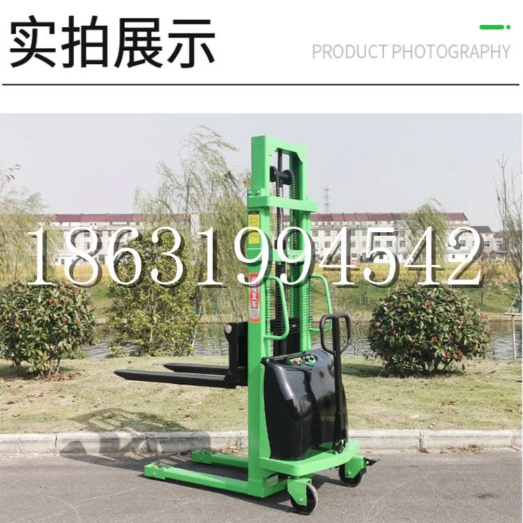 察雅县电动叉车堆高车液压铲车电瓶1吨2吨站驾步行式小型全自动叉车